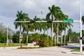 Photo of the entrance to Laguna II and Bermuda Springs neighborhoods in Weston FL Royalty Free Stock Photo