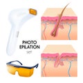 Photo Epilation Realistic Set