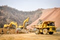 photo of excavator in Hpa Kant jade mine, Myanmar