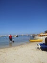 Wonderful sandy beach. Marfa, Mellieha, Malta
