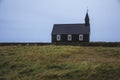 Icelandic Budir black church.