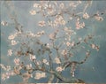 Photo of the famous original painting: `Almond Blossom` by Vincent Van Gogh. Frameless. Royalty Free Stock Photo