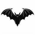 Bold Bat Silhouette: Frightful Folklore In Captivating Iconography