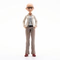 Ocean Academia Doll Figure With Glasses And Pants