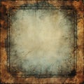 grunge square border frame