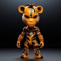 Cartoonish Star Wars Rebel Tiger Toy With Afrofuturistic Design Royalty Free Stock Photo