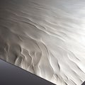 Imperfect Silk Brushed Metal With Gravity-defying Landscapes