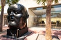 Photo of Fernando Botero public art exhibit on Lincoln Road Nader Art Museum Miami Beach FL