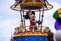 Photo of the Festival Of Fantasy parade at Magic Kingdom, Mickey Mouse, Walt Disney World, March 2022