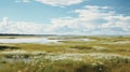Arctic Meadow: A Delicate Wash Of Vibrant Airy Scenes