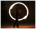 Photo fire show in Hurghada, Egypt. Amazing Fire Show at night