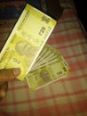 Indian 20 rupees currency note