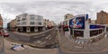 360 photo of a fish and chips restaurant on Brighton Beach UK