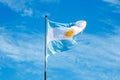 Photo of the flag of Argentina