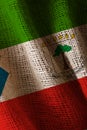 Photo of flag of Equatorial Guinea Royalty Free Stock Photo