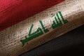 Photo of flag of Iraq Royalty Free Stock Photo