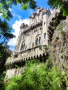 Butron Castle photo of the facade from the forest Royalty Free Stock Photo