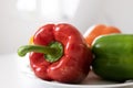 Photo of a bunch of peppers on a plate