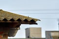 Photo of fragment of warehouse roof Royalty Free Stock Photo