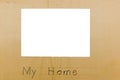 Photo frame child isolated my home Royalty Free Stock Photo