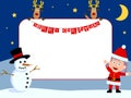 Photo Frame - Christmas [2] Royalty Free Stock Photo