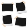 Photo Frame Collection Adhesive Tape Royalty Free Stock Photo