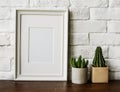 Photo frame home interior decoration Royalty Free Stock Photo