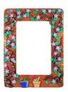 Photo frame made from polymer clay handmade crafted