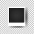 Photo frame mockup. Royalty Free Stock Photo