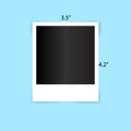 Photo frame polaroid frame vector Template illustration EPS10-01