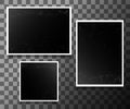 Photo frame set Royalty Free Stock Photo