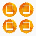 Photo frame template icon. Empty photography. Royalty Free Stock Photo