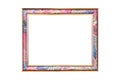 Photo frames isolated on white background. Colorful frame isolated on white background. Multi color frame isolated