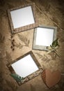 Photo frameworks. Retro Royalty Free Stock Photo