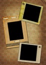 Photo-frameworks in a retro style Royalty Free Stock Photo