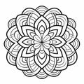 Clean And Simple Mandalas For Adults Coloring Pages