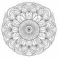 Elegant Circle Mandala Coloring Pages