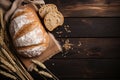 Photo of fresh, fragrant, delicious bread. Freshly baked