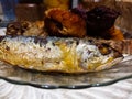 photo of fried fish on a plate