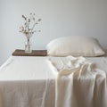 Minimalist Linen Sheet Set In Naturalistic Color Palette