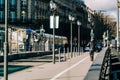 Photo of Galia tramway station on Pont Royal in central Strasbourg