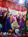 Photo of Gauri Devi taken during the laxmi festival in Maharashtra, India.