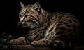 photo of GeoffroyÃ¢â¬â¢s cat in its natural habitat. Generative AI