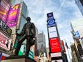 George M Cohan statue in Times Square