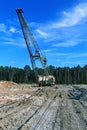 Photo of a giant quarry excavator Royalty Free Stock Photo