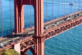 Golden Gate Bridge North Tower - San Francisco Royalty Free Stock Photo