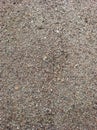 Photo of gravel and sand used as material for cementing roads