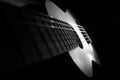 Grayscale Black/White Ukulele / Acoustic Guitare