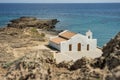 Photo of Greece, Zakynthos, Agios Nikolaos church. Saint Nicholas Church in Ano Vasilikos in Zakynthos. St Nicholas Beach in Royalty Free Stock Photo