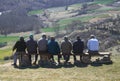 Elderly People Admiring the View in Brihuega